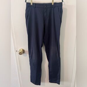 Lululemon athletica Men’s Commission Pants Navy Blue Size 30 Golf Athleisure EUC